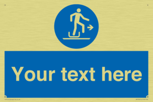 Custom Alighting from a toboggan to the right